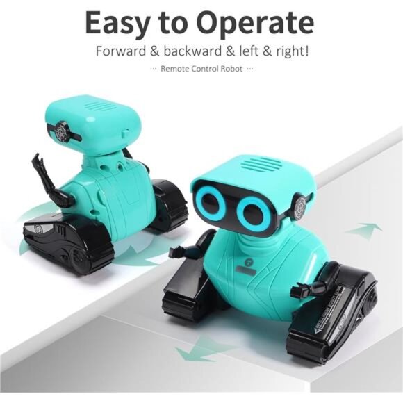 Robot Toys, Remote Control Robot Toy, RC Robots for Kids with LED Eyes, Flexible - Picture 4 of 7